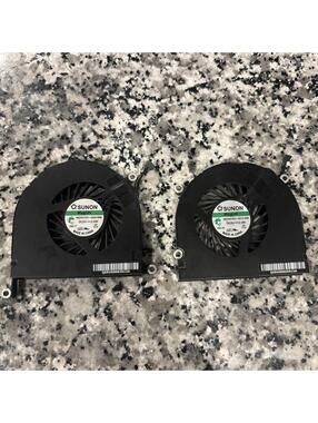 Original 17” 2009 MacBook Pro A1297 Left and Right CPU Cooling Fan